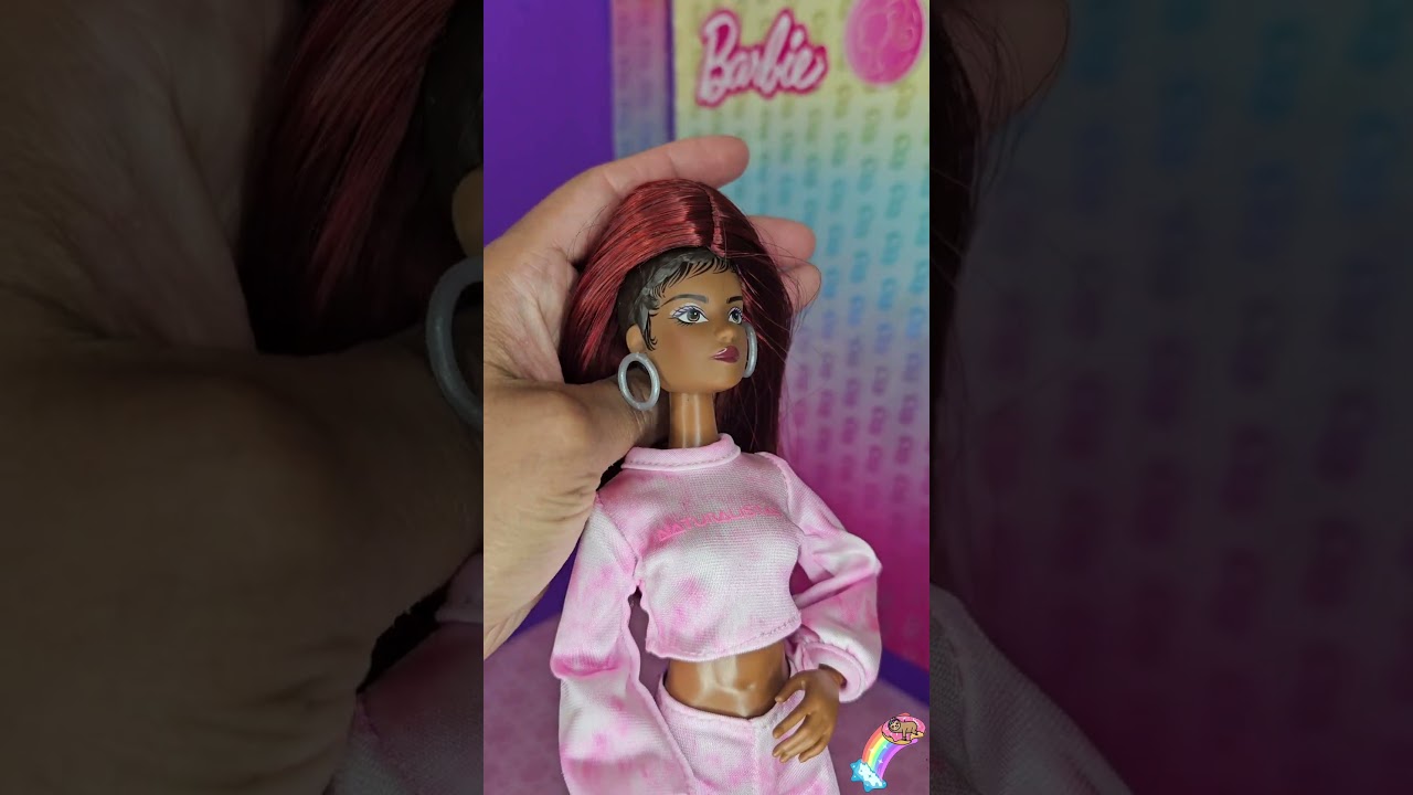 #barbie #doll #retro #toys #wigs #90s #80s #fashion #vintage #new #slothmotion #mini #unboxing #hair