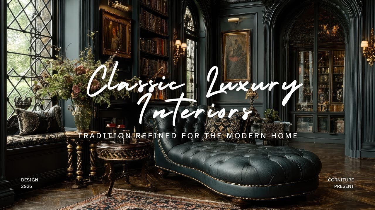 Classic Luxury Interiors Design 2026 | Tradition Refined for the Modern Home