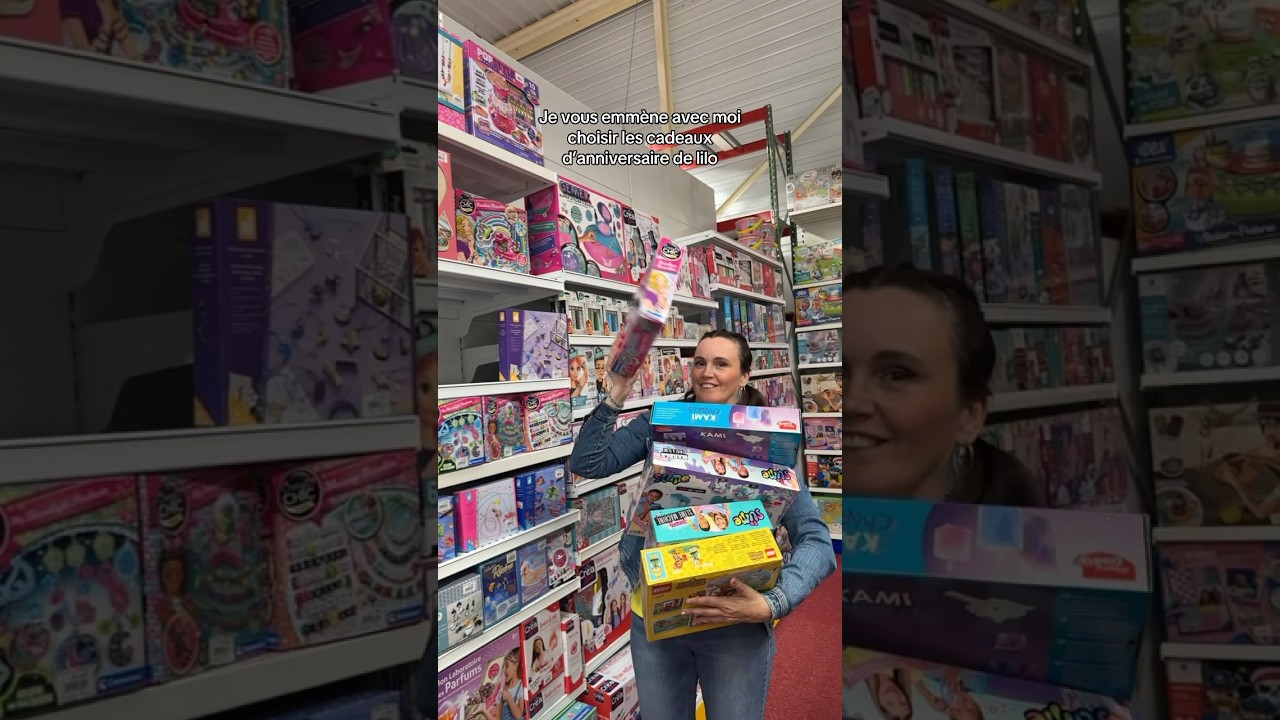Les cadeaux d’anniversaire de Lilo #shortvideo #merefille