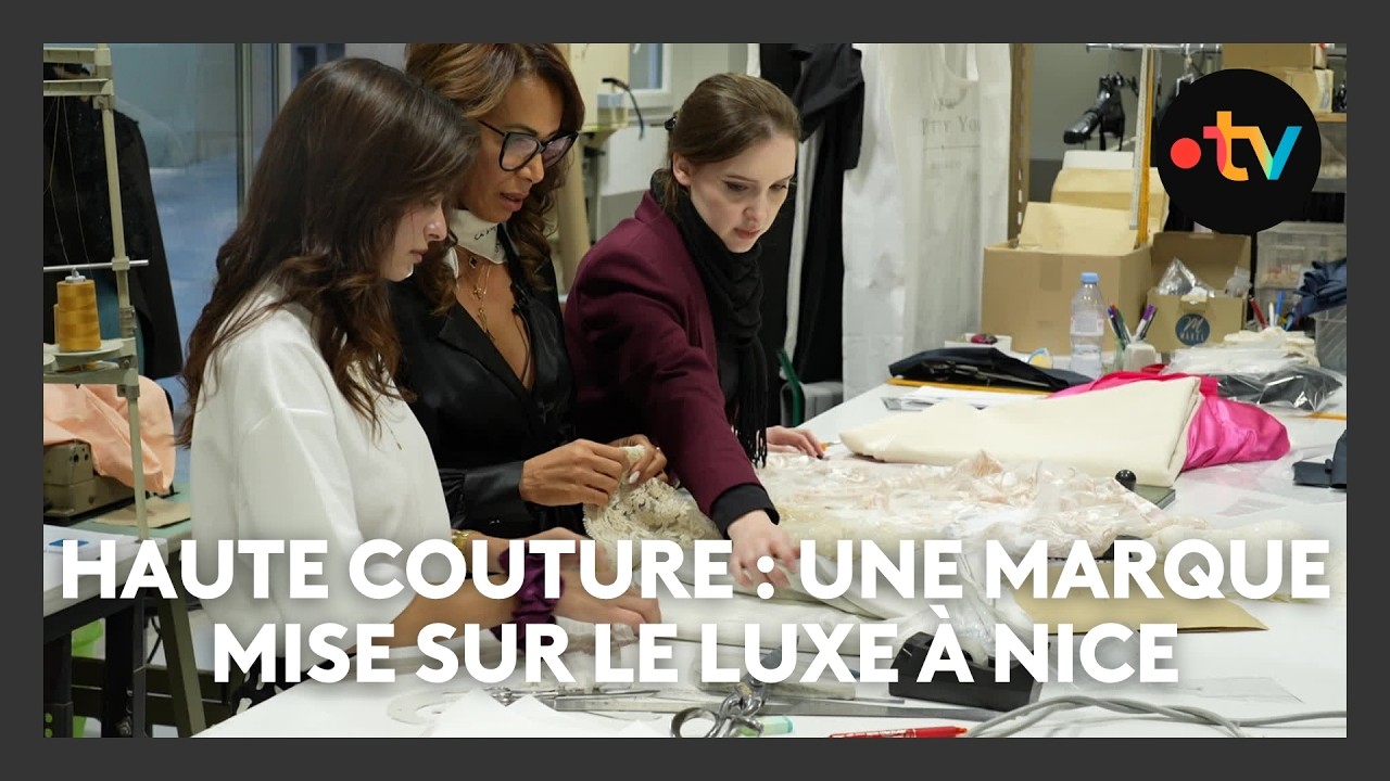 Haute couture : une jeune marque mise sur le luxe à Nice