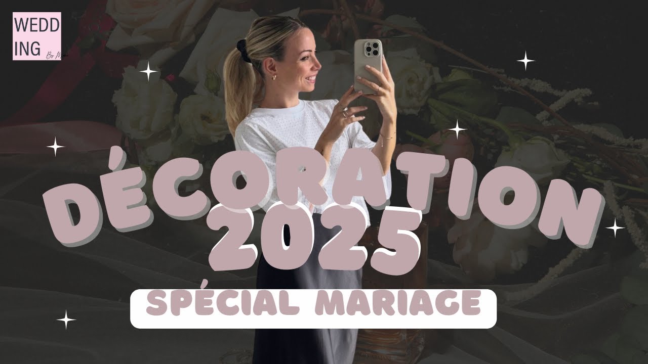 Je te dévoile les 7 grandes tendances déco mariage 2025