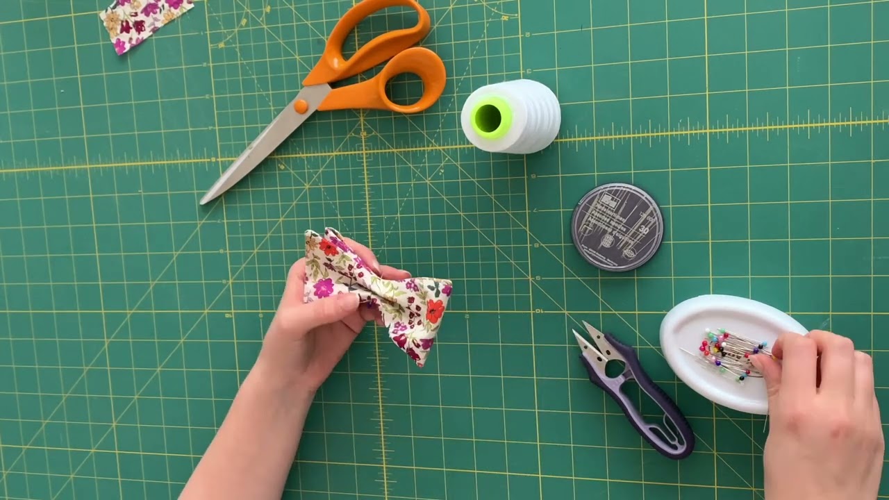 Tuto : Coudre un noeud papillon réglable