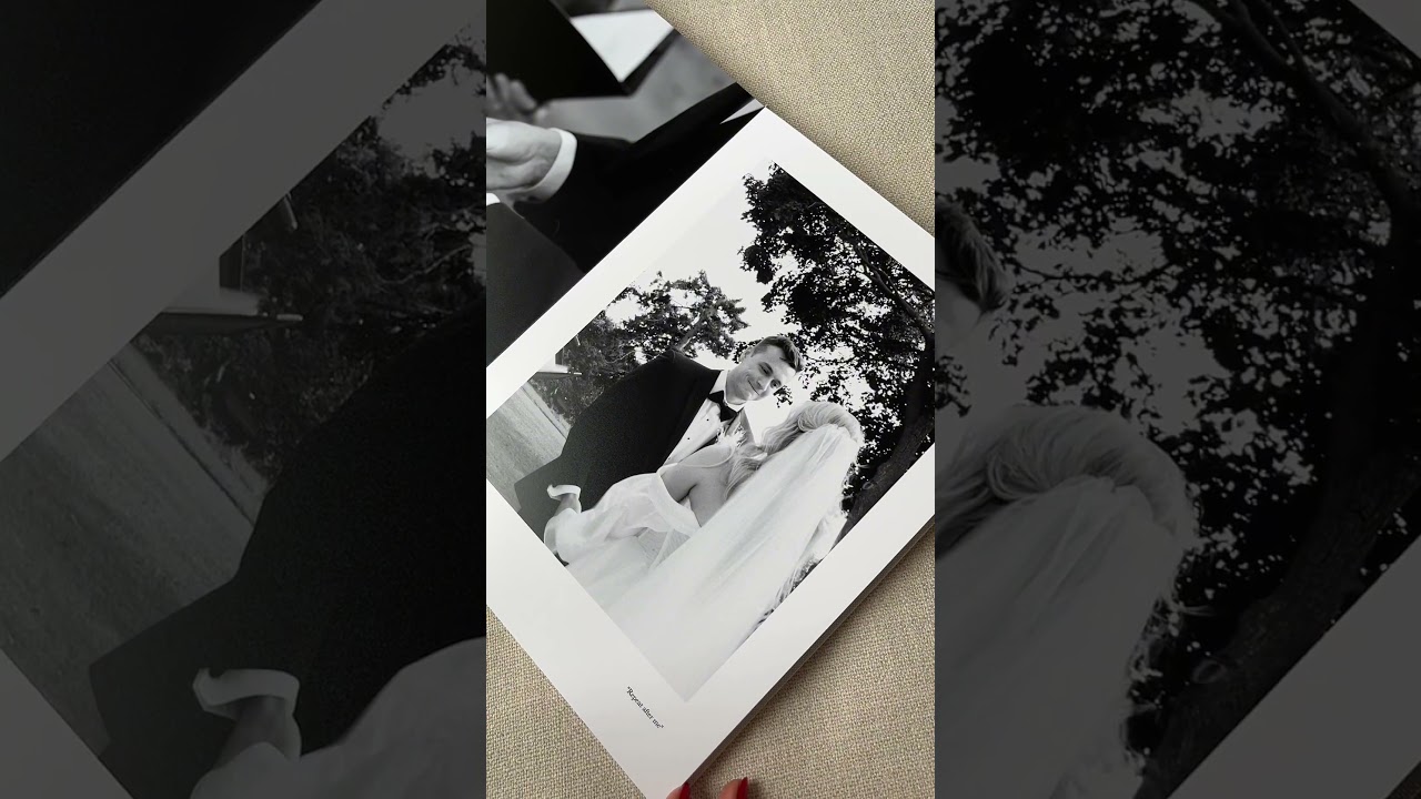 Unbox Our Wedding Album With Me #weddingphotos