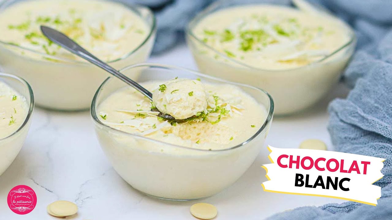 Recette de mousse au chocolat blanc super onctueuse