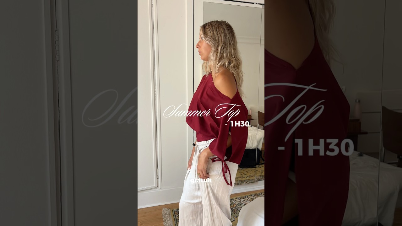 Patron de Couture Gratuit pour Débutants 🫶