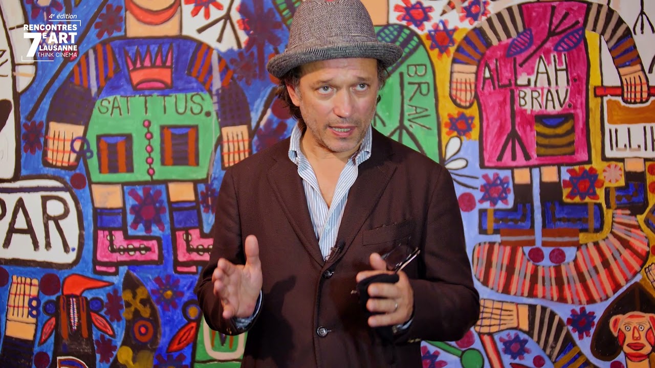 Visite du Musée de l'Art Brut avec Vincent Perez, dans le cadre des Rencontres 7e Art Lausanne