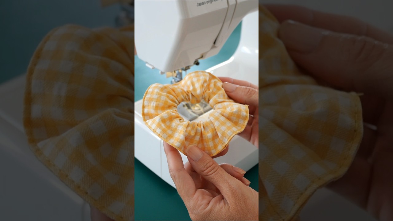 LA méthode la plus simple pour faire un chouchou ! #couture #tuto #diy #sewing