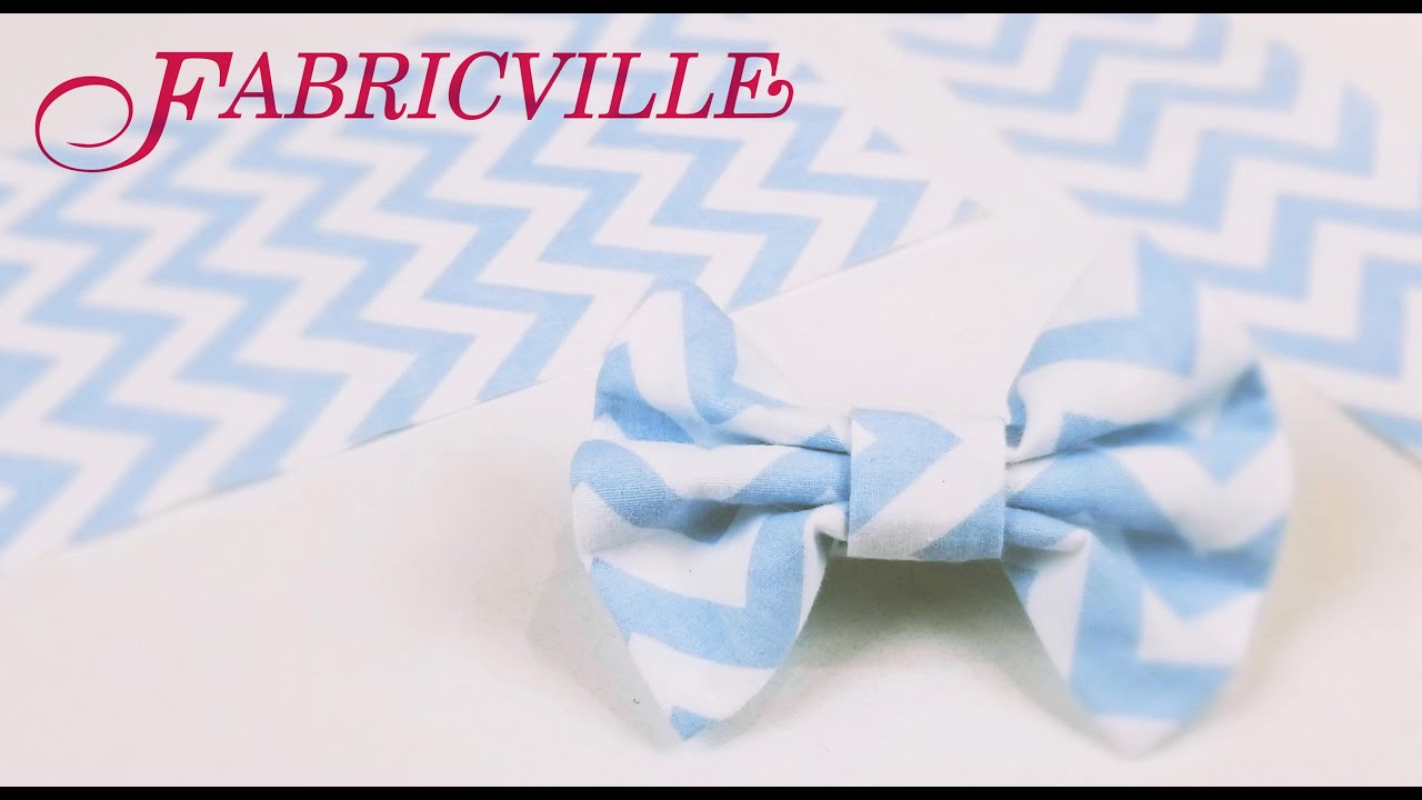Madeleine et Fabricville - Comment faire un noeud papillon en tissu