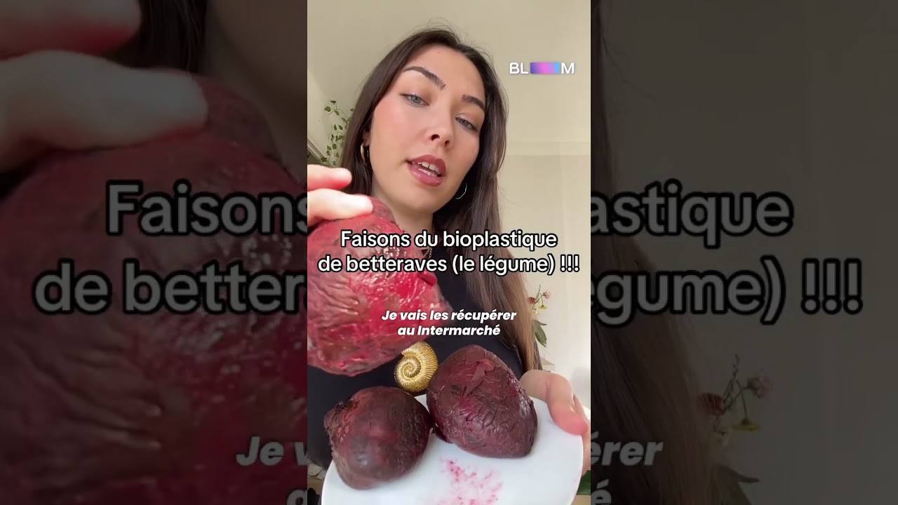 Une étudiante transforme des peaux de légumes en vêtements. 👘