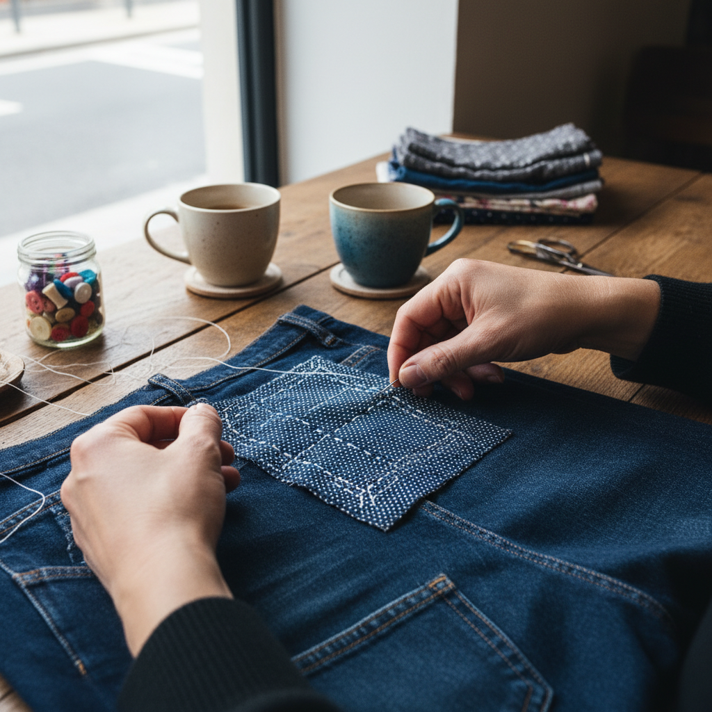 découvrez le nouvel atelier créatif du repair café à bain-de-bretagne, dédié à la couture pour réparer et personnaliser vos vêtements de manière écoresponsable.