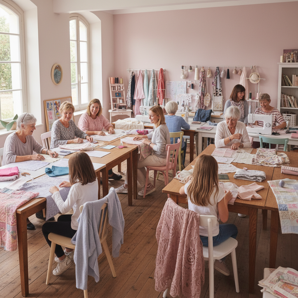 découvrez comment la mjc de saint-andré-de-roquelongue perpétue l'art de la couture, tissant les fils d'une tradition riche et vivante au cœur de la communauté.