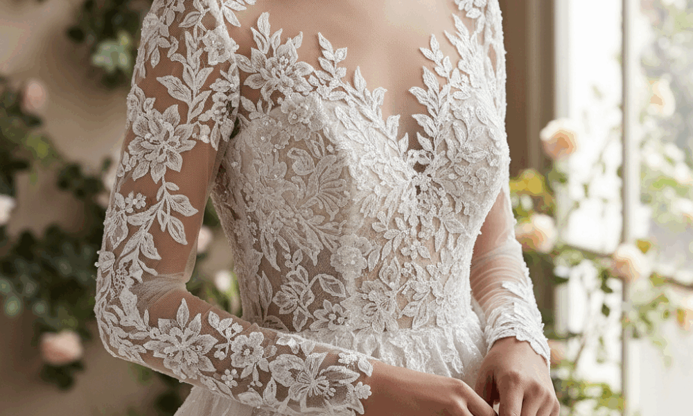 découvrez comment sublimer votre robe de mariée en 2025 grâce à la broderie et la dentelle, pour un look élégant et raffiné le jour j.