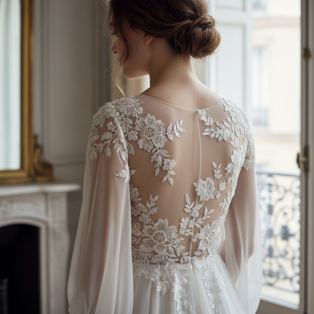 découvrez comment sublimer votre robe de mariée en 2025 grâce à la broderie et la dentelle, pour un look élégant et intemporel le jour j.