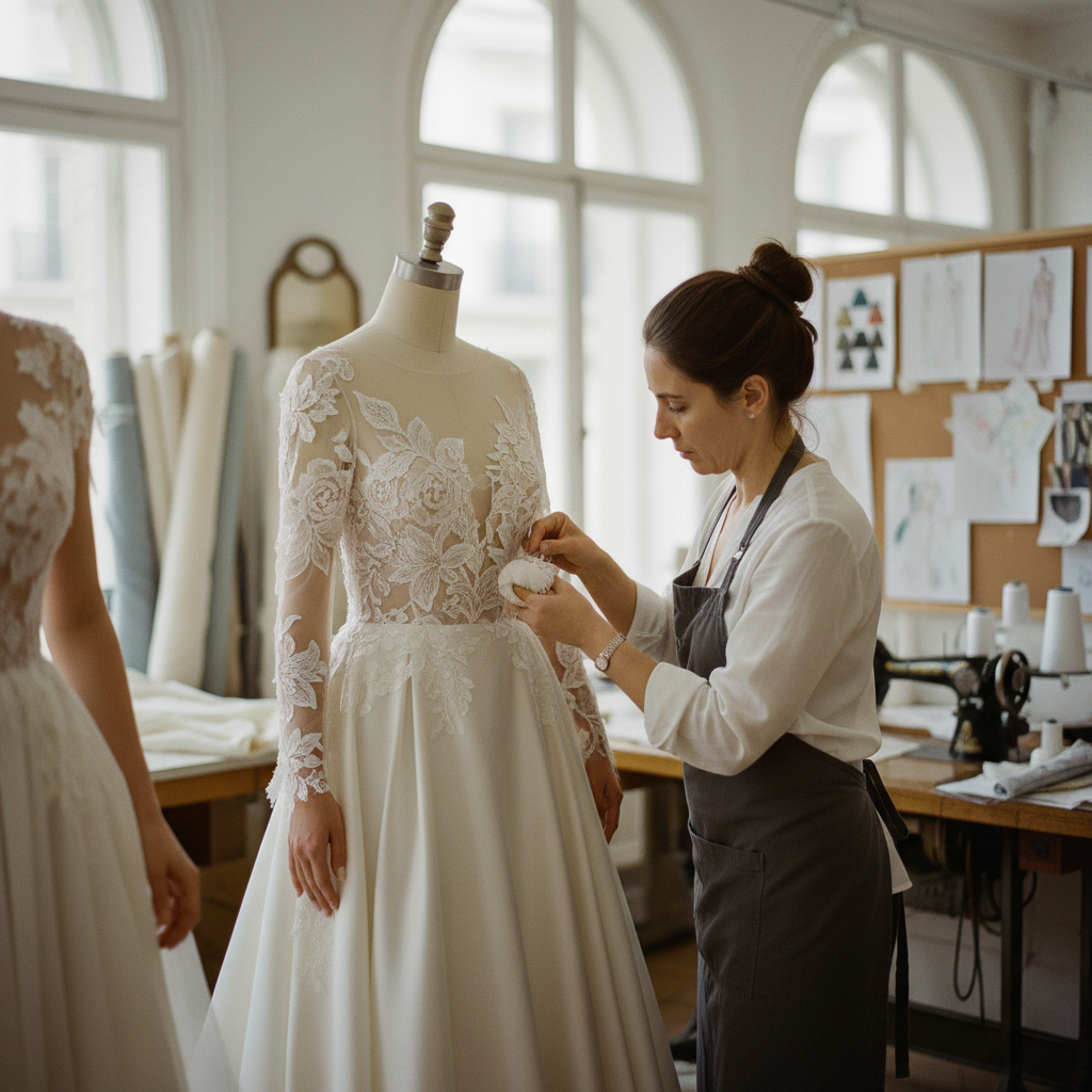 découvrez comment sublimer votre robe de mariée en 2025 grâce à l'alliance élégante de la broderie et de la dentelle. conseils, tendances et astuces pour un look unique et raffiné.