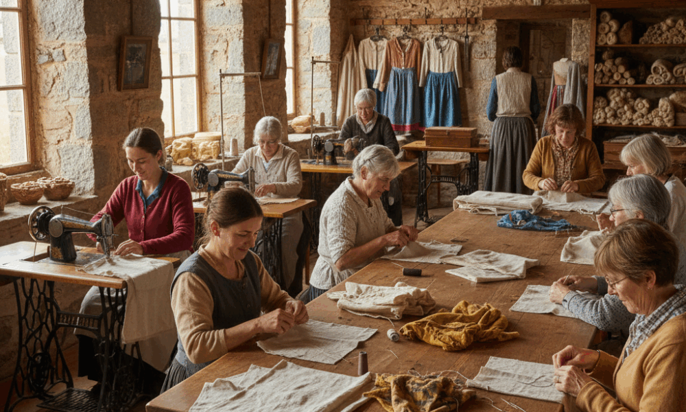 découvrez les débuts de la couture traditionnelle à l’écomusée de plouigneau et plongez dans un retour aux techniques artisanales authentiques, symbole du patrimoine local.