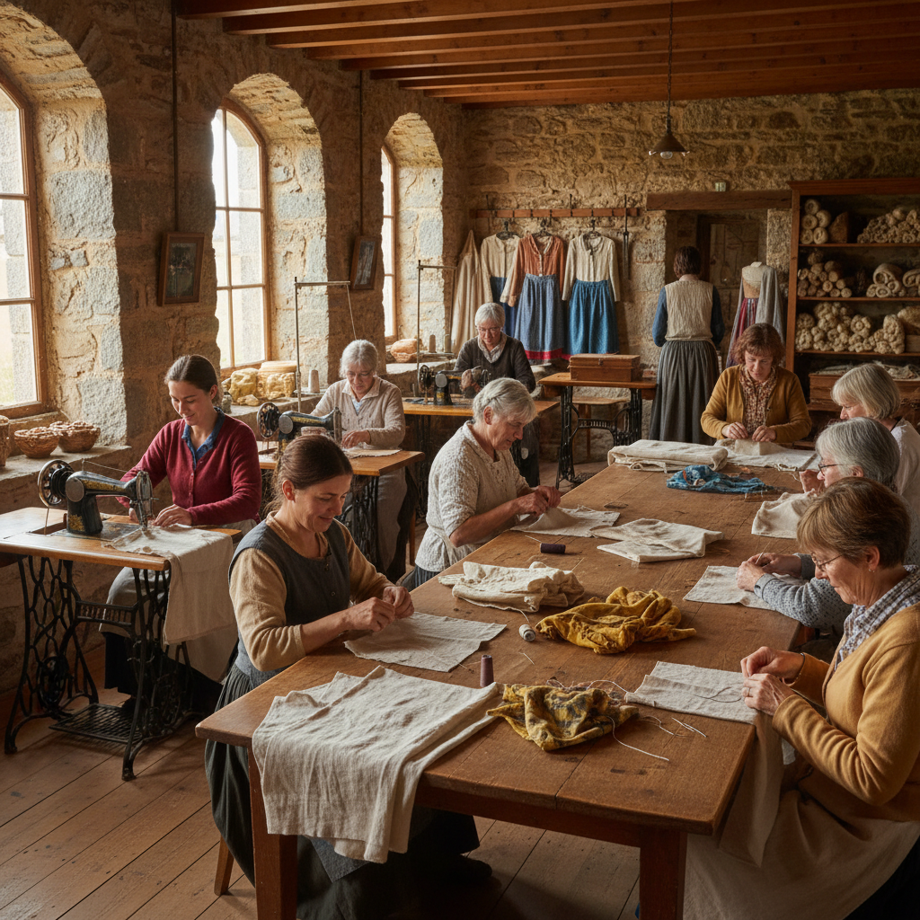 découvrez les débuts de la couture traditionnelle à l’écomusée de plouigneau et plongez dans un retour aux techniques artisanales authentiques, symbole du patrimoine local.
