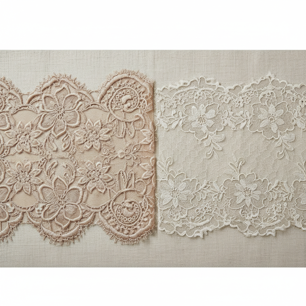 découvrez les différences entre la guipure et la dentelle et apprenez à les utiliser parfaitement en couture pour sublimer vos créations.