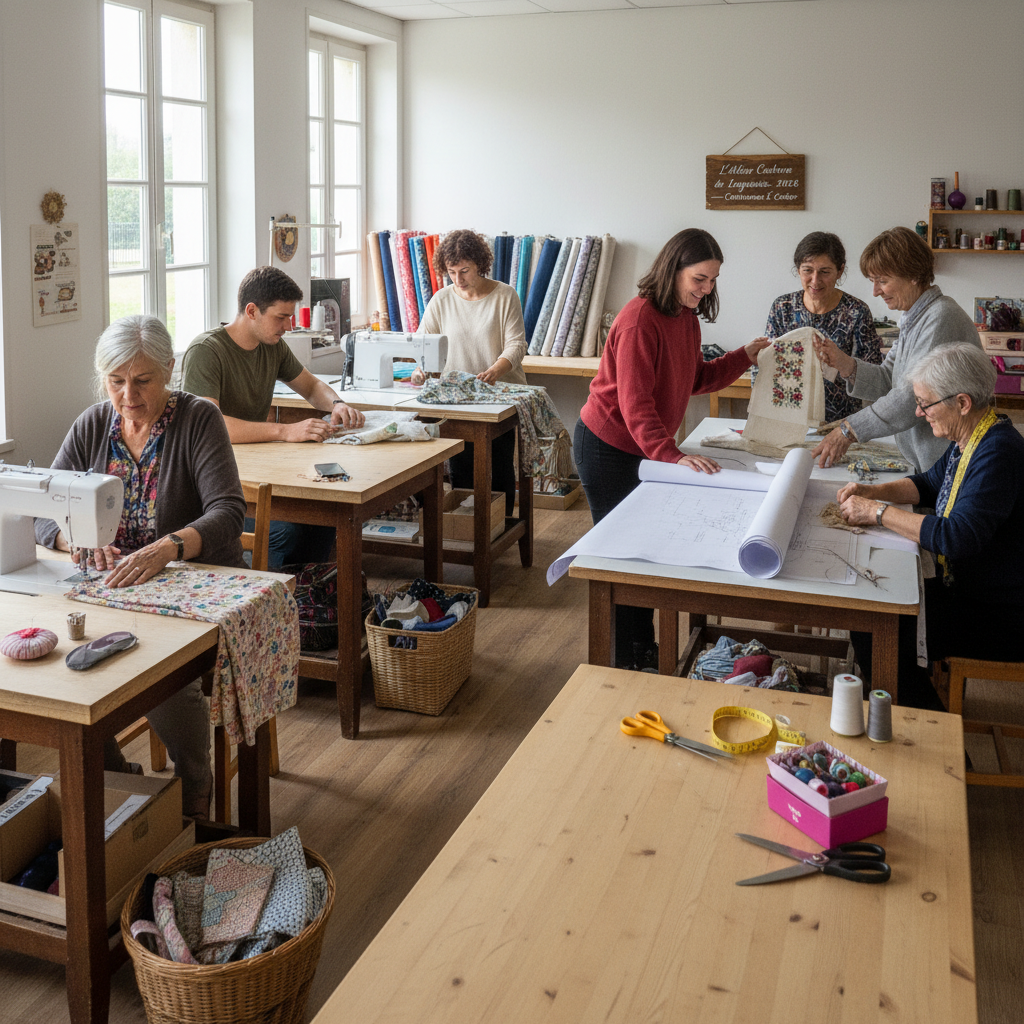 découvrez comment les ateliers de couture à longuenée-en-anjou continueront d'animer la vie locale en 2026, offrant créativité et convivialité toute l'année.