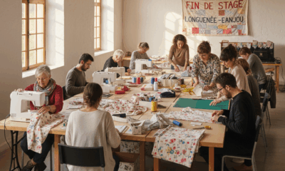 longuenée-en-anjou offre un après-midi couture aux bénévoles pour célébrer la fin du stage, un moment convivial et créatif à ne pas manquer.