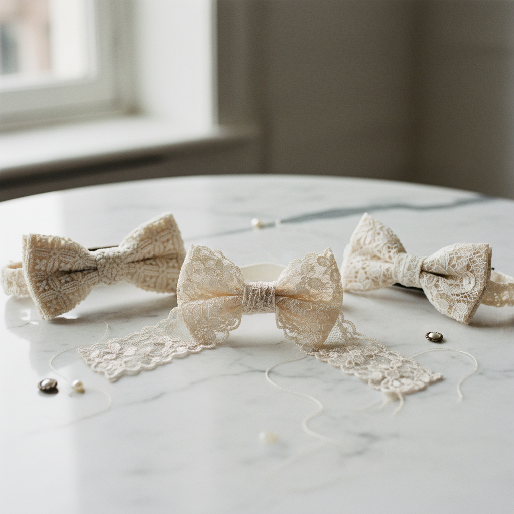 découvrez le nœud papillon en dentelle, l'accessoire couture chic et tendance à adopter en 2025 pour sublimer votre style avec élégance et modernité.