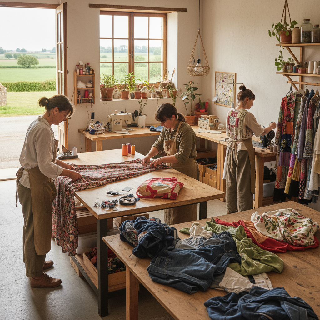 découvrez près de segré des artisans passionnés qui transforment des habits usagés en créations durables alliant recyclage et savoir-faire écoresponsable.