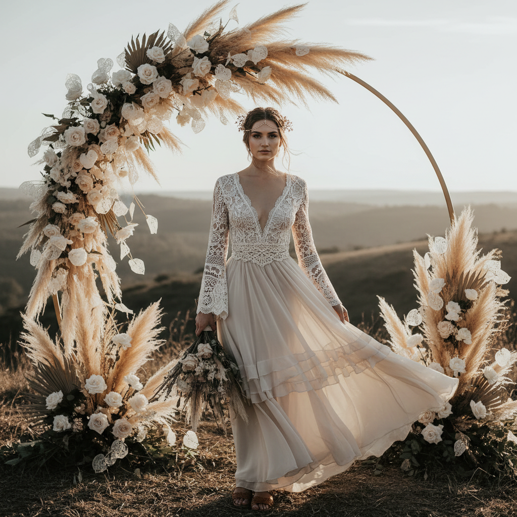 découvrez comment la robe boho chic sublime votre liberté pour un mariage moderne en 2025, alliant élégance bohème et tendances actuelles pour un jour inoubliable.
