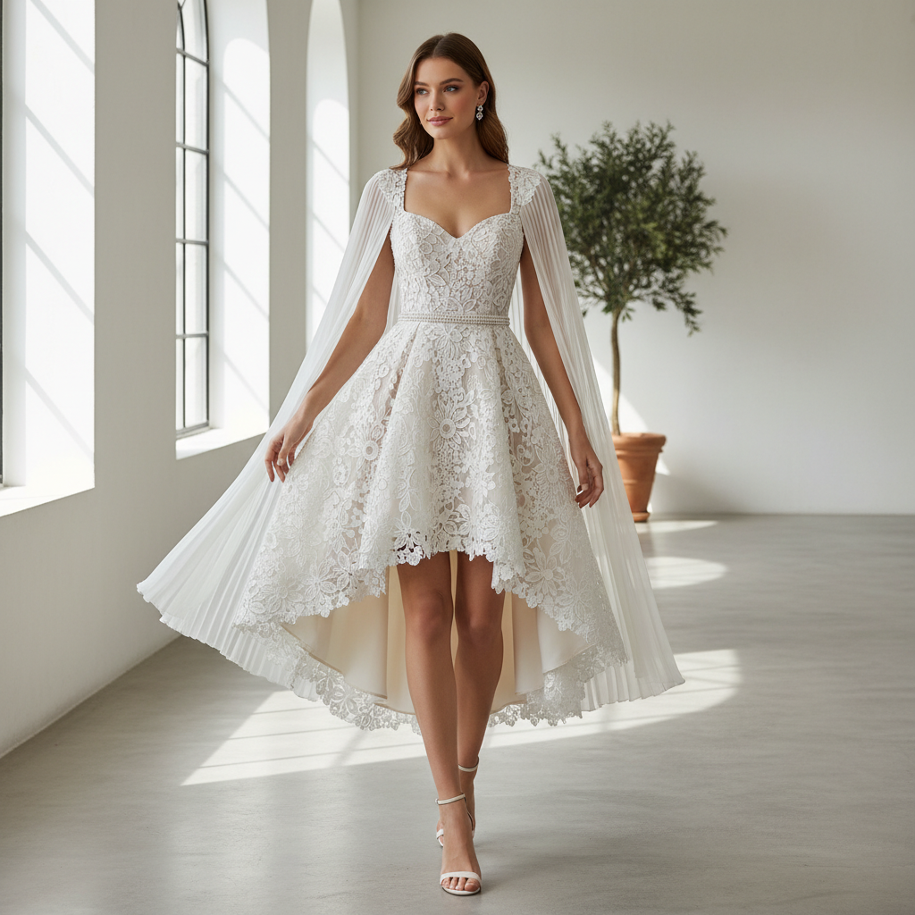 découvrez les idées modernes et tendances de robes de mariée courtes à adopter en 2025 pour un look chic et original le jour j.
