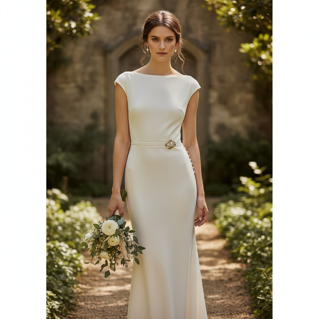 découvrez la robe de mariée moderne 2025, où le minimalisme sublime le raffinement pour un style élégant et intemporel le jour j.