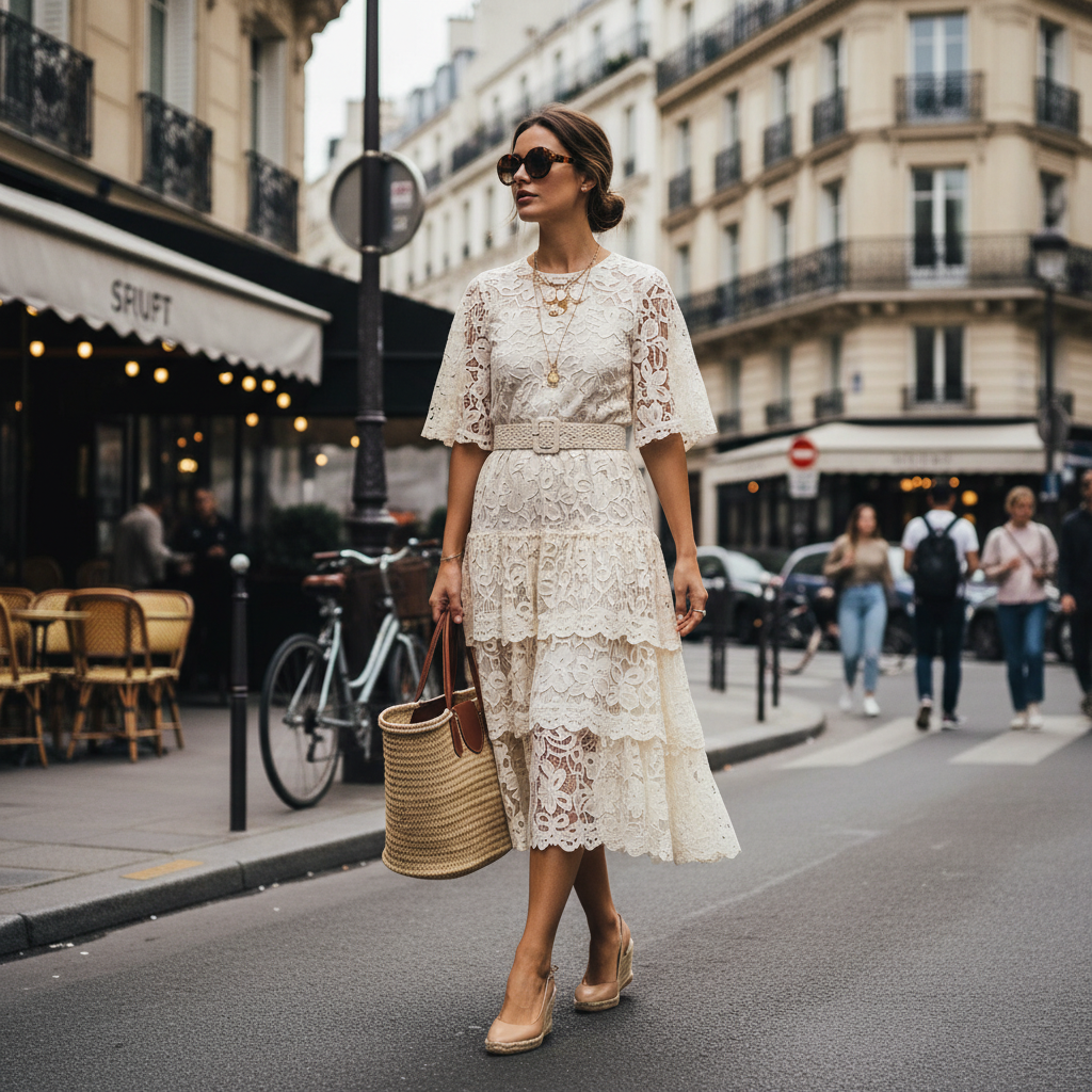 découvrez la robe en guipure et dentelle, la tendance romantique incontournable de 2025 alliant élégance et délicatesse pour un style unique et raffiné.