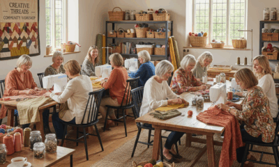 participez à l'atelier créatif de textile et couture ce samedi à la lanterne, saint-béat-lez. découvrez techniques et astuces dans une ambiance conviviale.