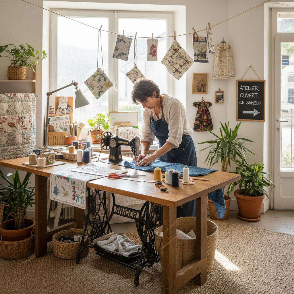 découvrez l'atelier créatif textile et couture de la lanterne à saint-béat-lez ce samedi, une occasion unique pour laisser libre cours à votre créativité et apprendre de nouvelles techniques.