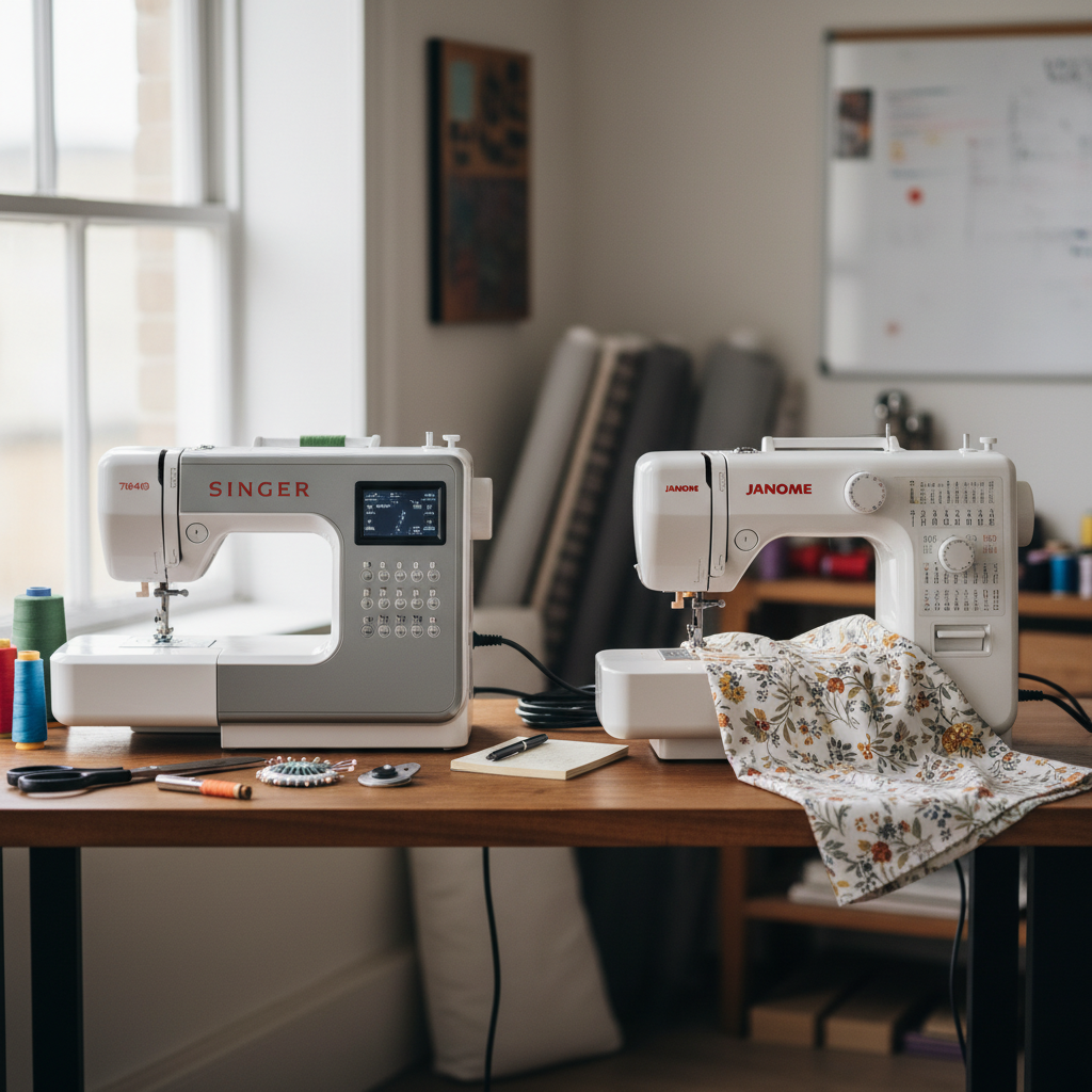 découvrez notre comparaison en 2025 entre singer et janome pour choisir la machine à coudre idéale selon votre niveau, débutant ou expert. guide complet et conseils pratiques.