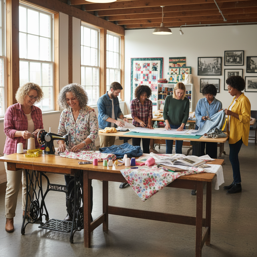 à villebrumier, le mercredi rime avec créativité et passion lors de la journée couture incontournable. rejoignez-nous pour apprendre, échanger et partager votre amour du textile dans une ambiance conviviale.