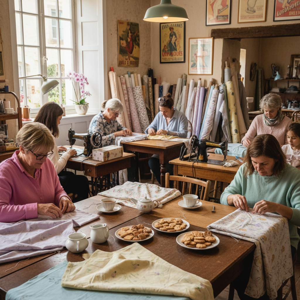 découvrez villebrumier et sa journée couture incontournable du mercredi : ateliers créatifs, astuces et convivialité au rendez-vous pour tous les passionnés de couture.