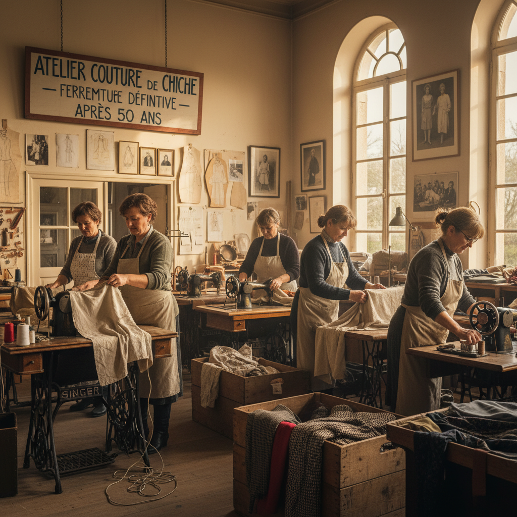 découvrez l'histoire et la clôture d'a3 confection, une maison emblématique qui a marqué 50 ans d'excellence et de savoir-faire en couture.