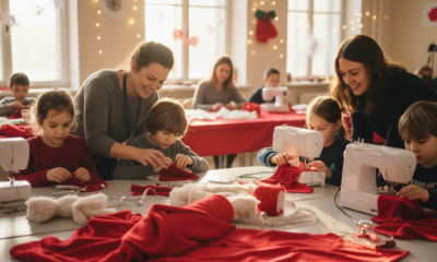 découvrez comment le club couture de l’amicale laïque de bourbon-lancy a créé un costume original de père noël, alliant créativité et savoir-faire local.