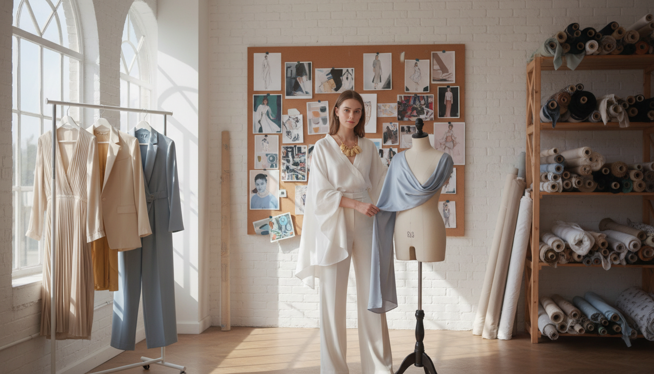 découvrez clémence dugas, 19 ans, jeune créatrice passionnée de couture, qui lance sa marque de vêtements innovante et tendance, captivant les amateurs de mode.