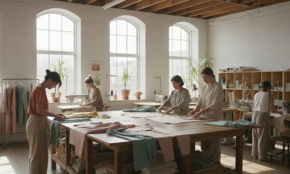 découvrez clémence dugas, 19 ans, passionnée de couture, qui crée sa propre marque de vêtements innovante et tendance, captivant le monde de la mode.