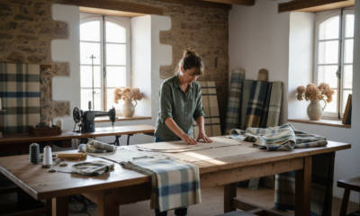 dans le morbihan, une couturière donne une seconde vie aux couvertures recyclées en créant des vêtements uniques et écoresponsables grâce à baot et balafenn.