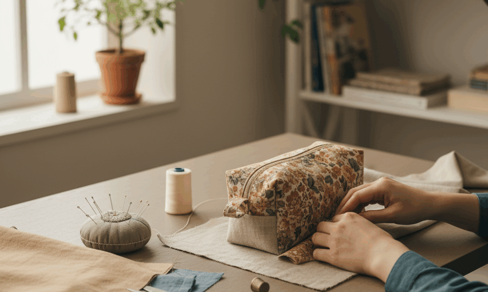 téléchargez gratuitement notre patron de trousse de toilette et apprenez à coudre facilement cet accessoire indispensable grâce à notre guide pas à pas.