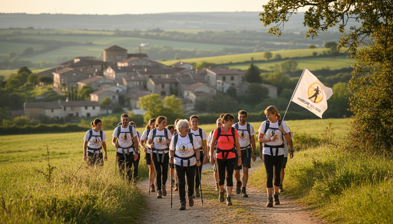 à rodez, les passionnés de couture et de randonnée s'allient pour organiser des actions solidaires en faveur du téléthon, mêlant créativité et esprit d'équipe pour une cause noble.