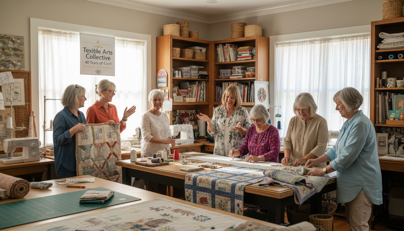 l’association coupe et couture de saint-avé invite ses anciennes adhérentes à célébrer 40 années de passion créative et de partage autour de la couture.