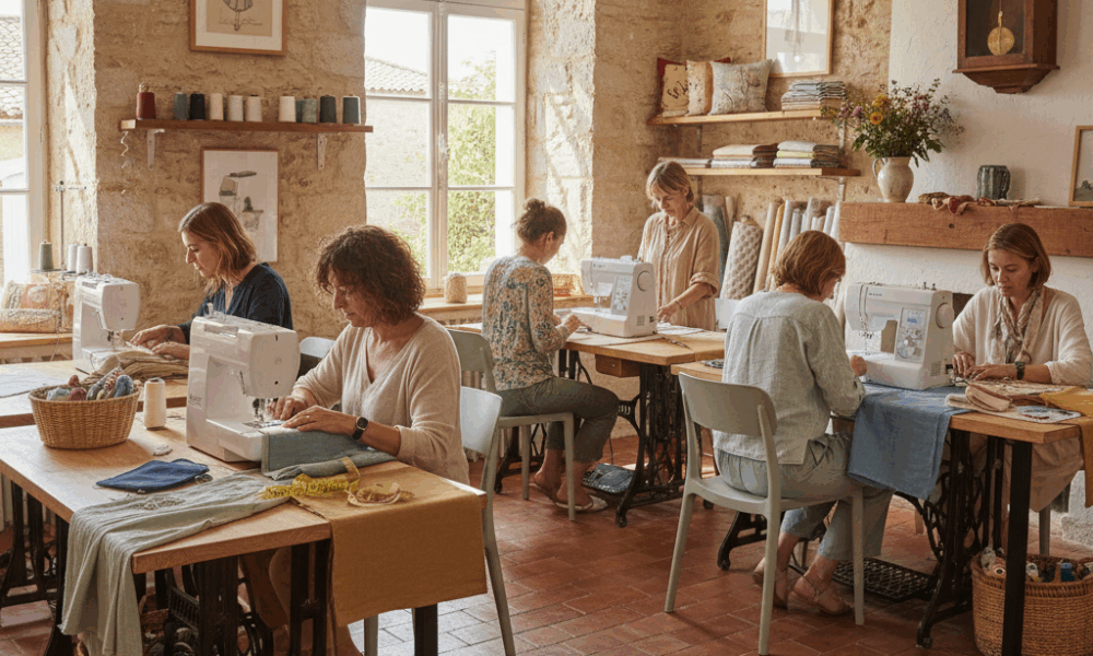 découvrez l'atelier de couture à saint-genou, bientôt enrichi par des sessions de tricot et crochet pour tous les passionnés de création textile.
