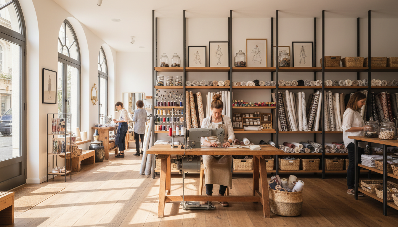 découvrez « à la bonne couture », la boutique innovante qui rend l'art de la couture accessible à tous grâce à des produits et ateliers uniques.