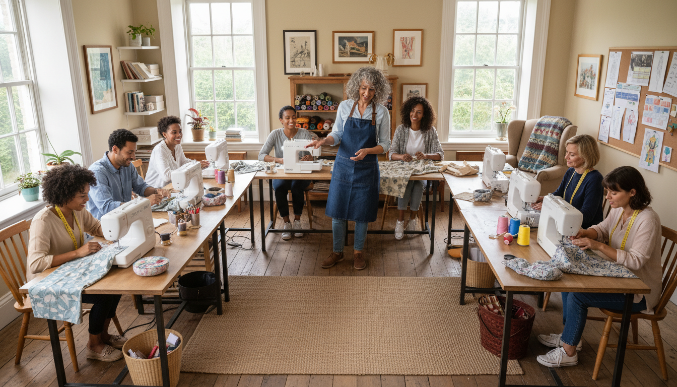découvrez la maison d’à côté à turquant, un lieu dédié aux passionnés de couture offrant des cours créatifs pour éveiller votre talent et laisser libre cours à votre imagination.