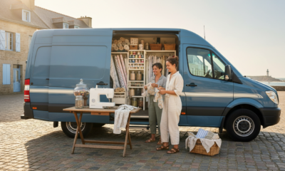 après un burn-out, azilis cesvet réinvente sa vie en lançant un couture truck innovant dans le finistère, alliant passion et métier pour offrir un service unique de couture mobile.