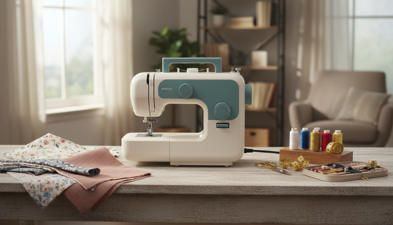 découvrez astrowinter, la machine à coudre électrique portable idéale pour les débutants. avec ses 12 points et 2 vitesses, réalisez facilement et rapidement toutes vos créations couture.