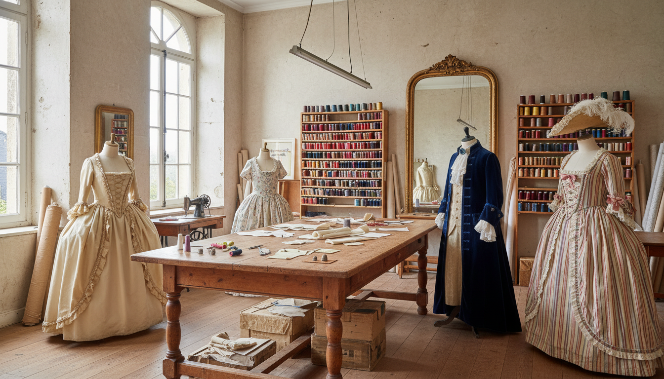 découvrez « au fil du temps », l'atelier de couture d'élodie thevenet à grand-champ, un espace unique où l'art du textile prend vie entre passion et créativité.