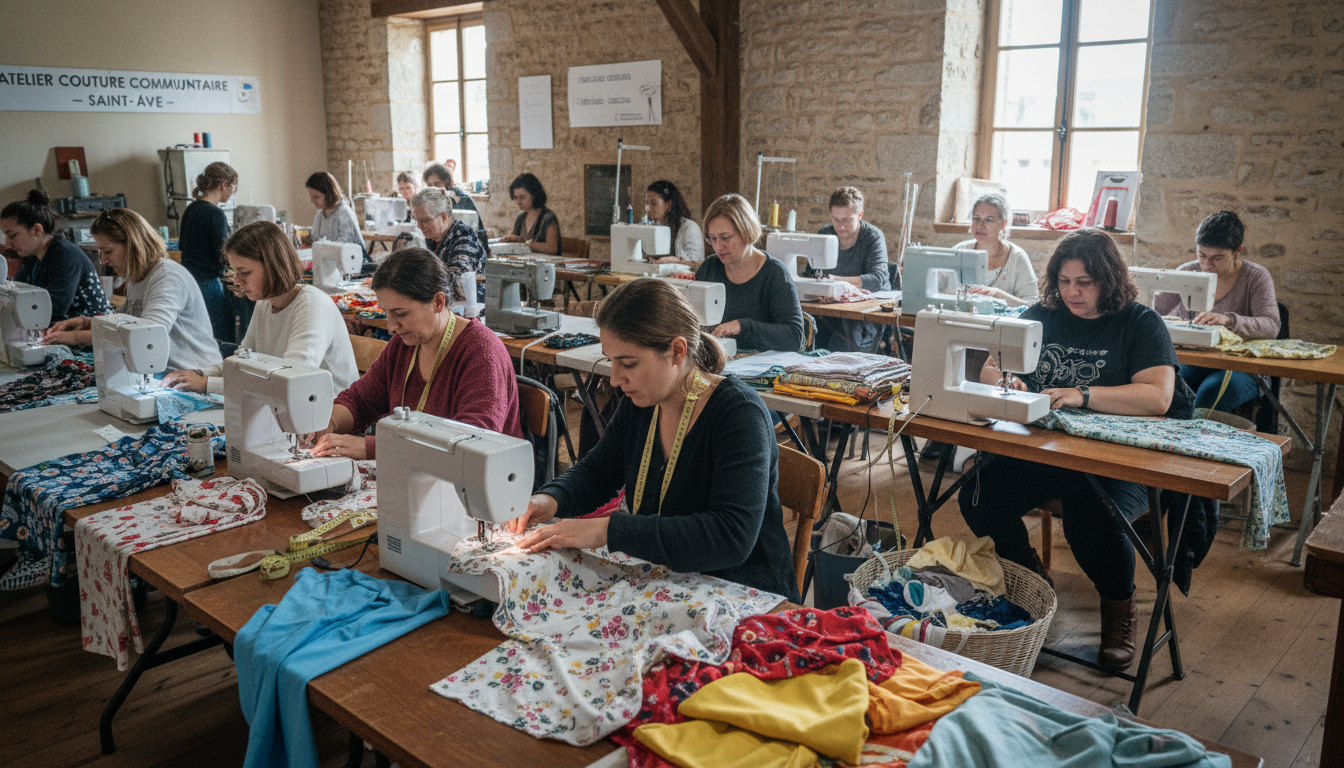 découvrez l'exposition anniversaire de la coupe et couture, célébrant 40 ans de créativité et de passion pour la mode en juin à saint-avé.