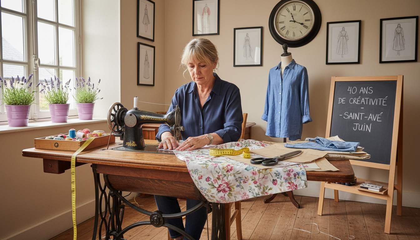 la coupe et couture fête ses 40 ans de créativité et de savoir-faire en juin à saint-avé, une célébration exceptionnelle de passion et d'artisanat.
